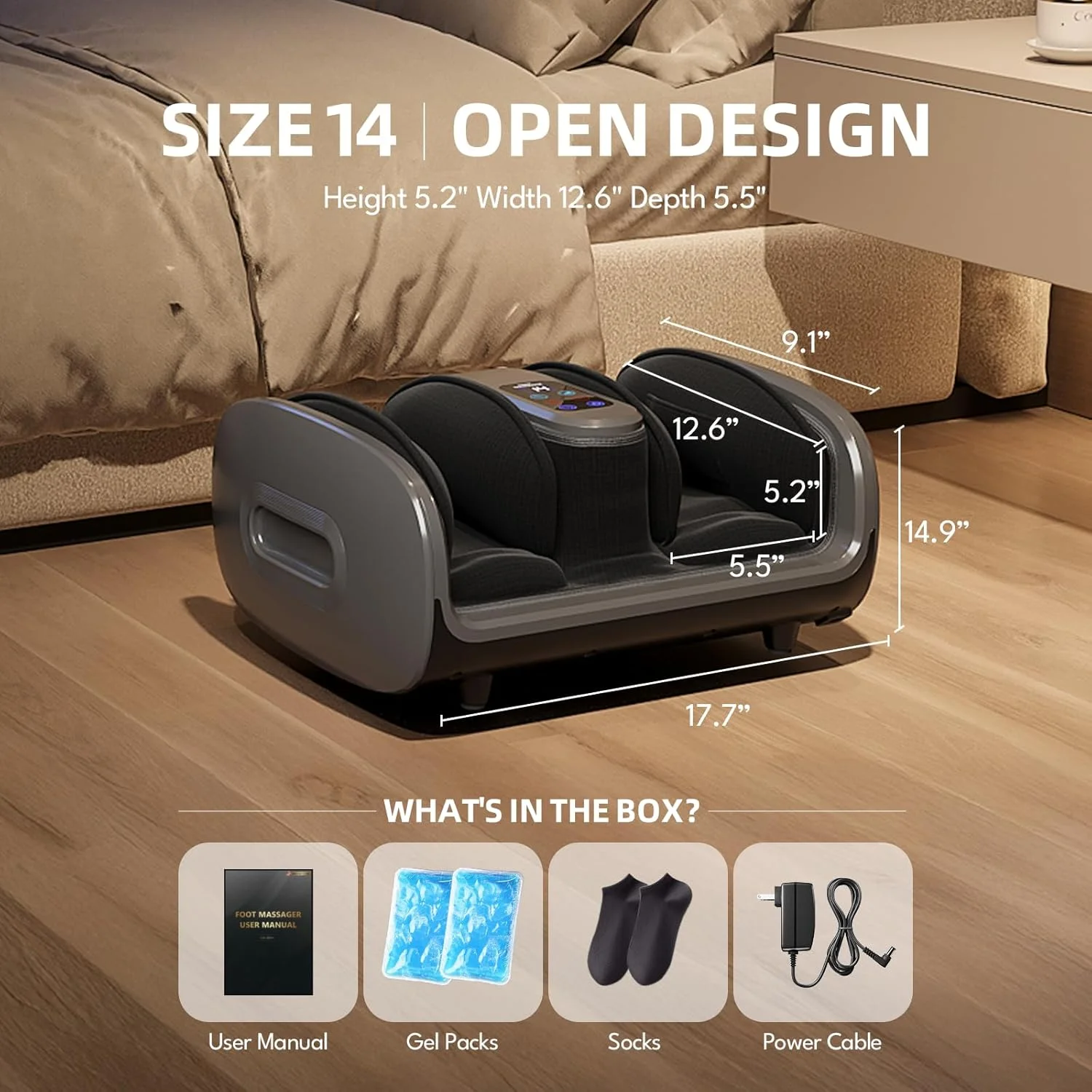 Aparat Masaj Picioare Profesional cu Compresie Aer si Incalzire [3]