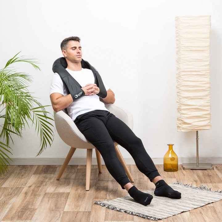 Aparat Masaj Shiatsu Gat Umeri Incalzire 30W [4]