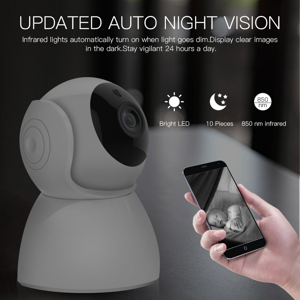 Cameră Supraveghere Copii 2MP cu Audio și Viziune Nocturnă – Control prin Aplicație [3]
