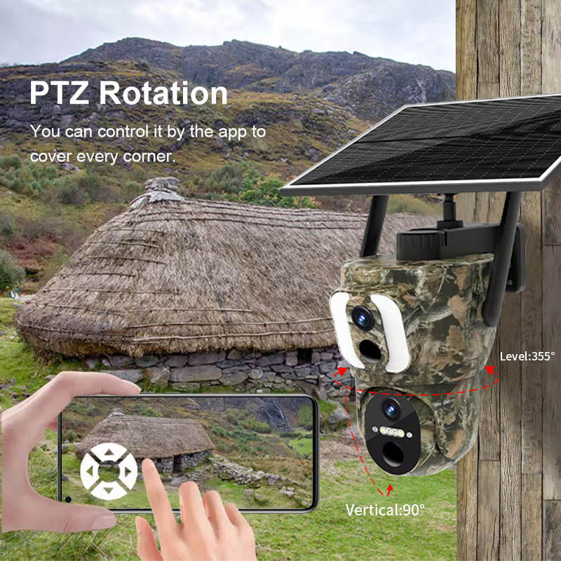 Cameră de supraveghere Solară 4G Dual Lens PTZ [4]