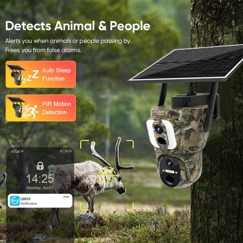 Cameră de supraveghere Solară 4G Dual Lens PTZ [2]