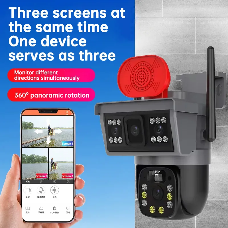 Camera supraveghere 4G solara 30W PTZ Valvirtalex cu SIM si control telefon [2]