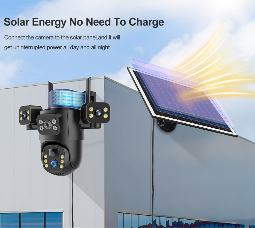 Cameră Supraveghere 4G Solară VALVIRTALEX ES-SOLAR-XLGA-BLACK – Autonomă, PIR 10m, Vedere Nocturnă [2]