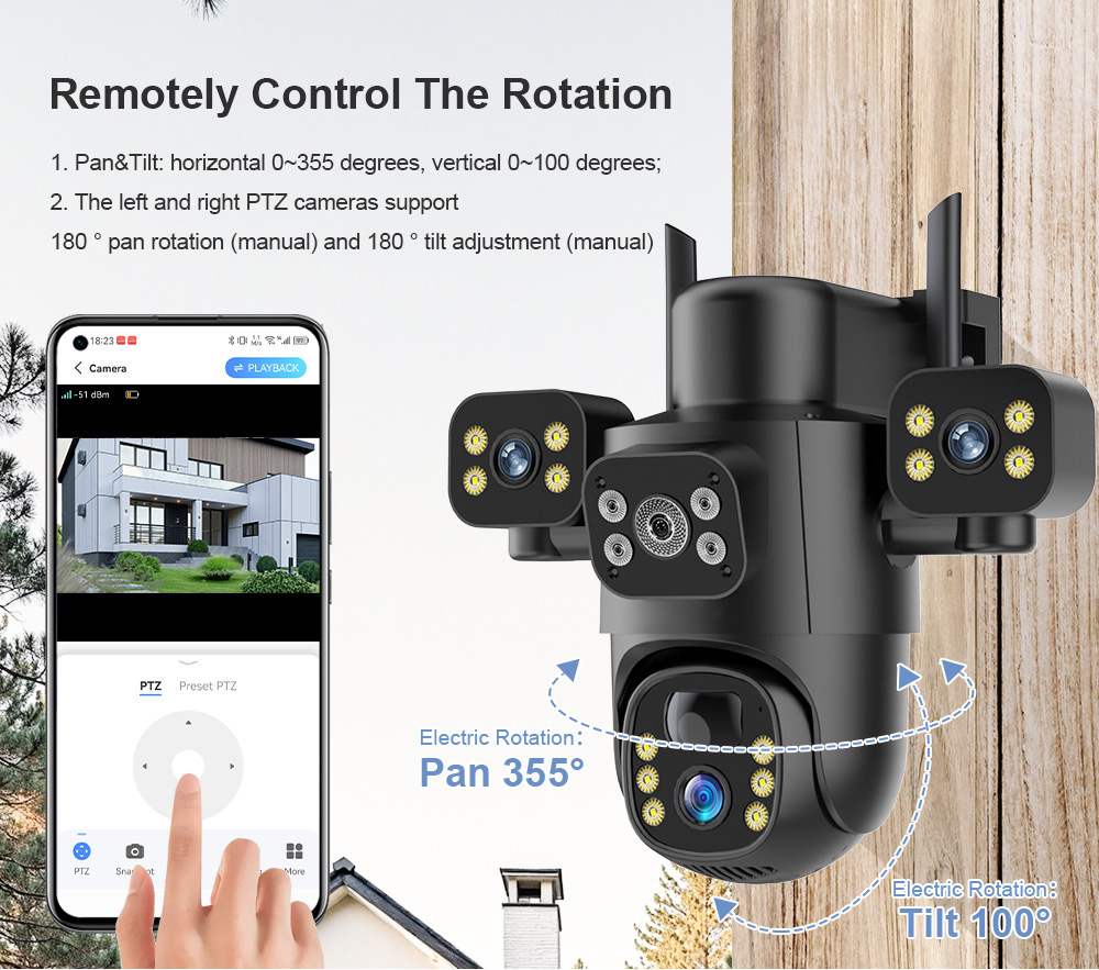 Cameră Supraveghere 4G Solară VALVIRTALEX ES-SOLAR-XLGA-BLACK – Autonomă, PIR 10m, Vedere Nocturnă [5]