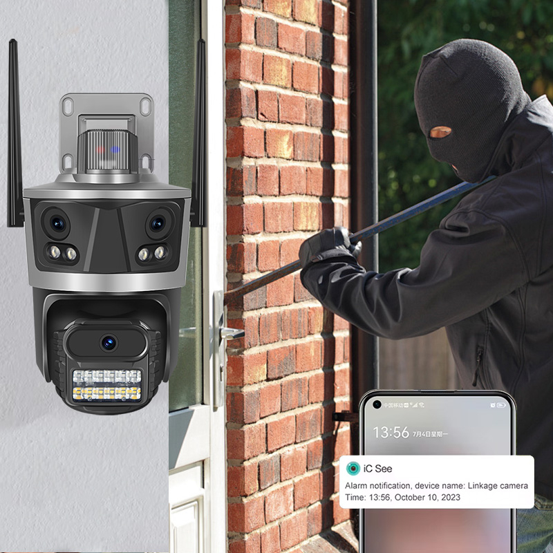 Cameră Supraveghere WiFi VALVIRTALEX ICC-3LENS-BJQ 3MP [2]