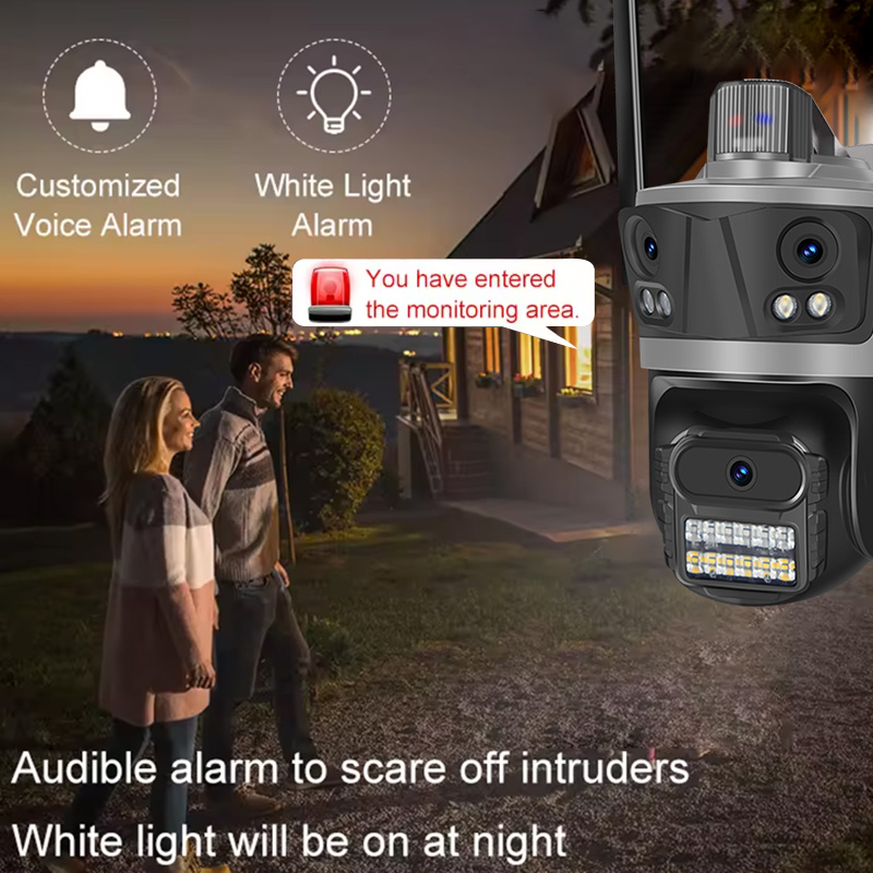 Cameră Supraveghere WiFi VALVIRTALEX ICC-3LENS-BJQ 3MP [3]