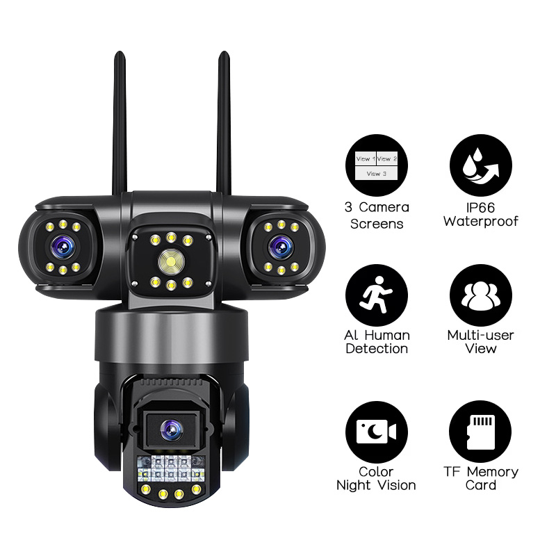 Cameră Supraveghere WiFi VALVIRTALEX V380-3P6-WIFI 3MP PTZ [6]