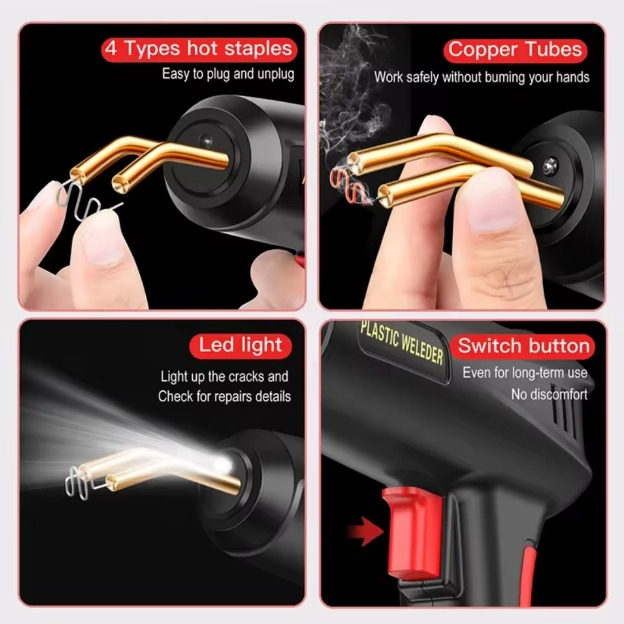 Capsator Plastic Profesional Hot Stapler XC-200 ValVirtalex 200W [3]