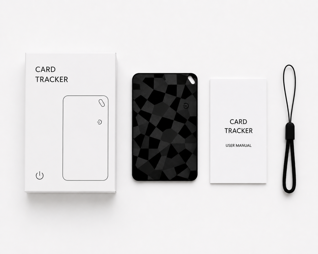 Card Tracker Anti-Pierdere Portofel K18 negru, compatibil iOS sau Android, IP68 [7]