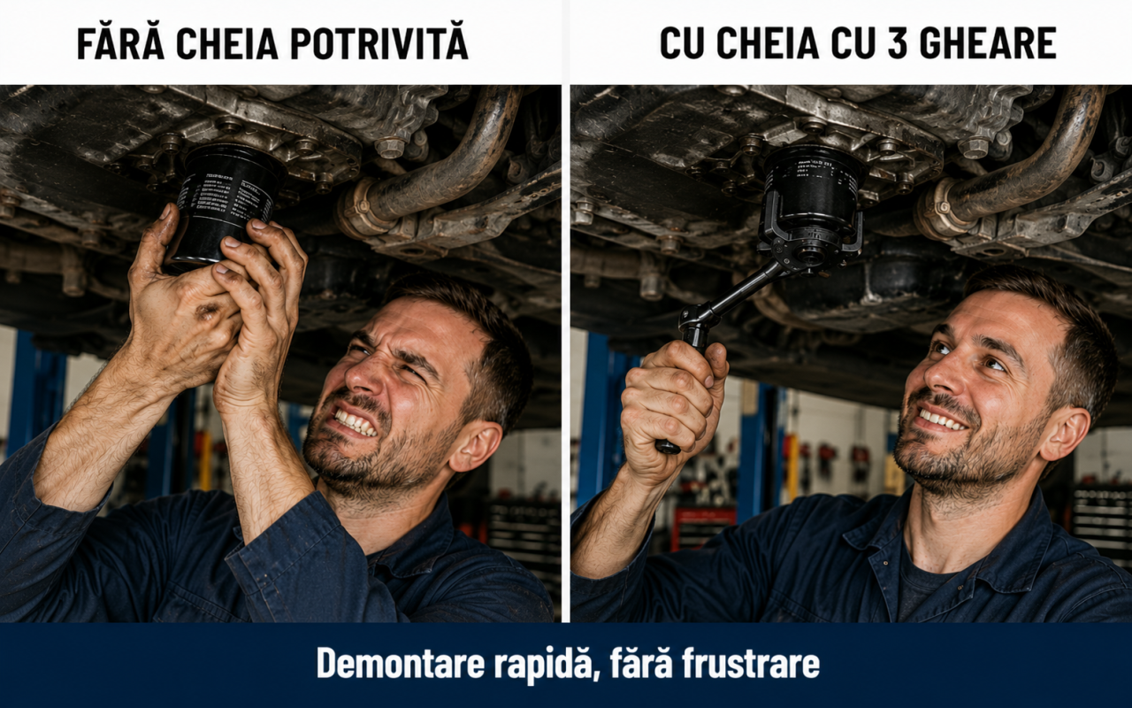 Cheie cu 3 gheare pentru filtru de ulei, 50-115mm, Valvirtalex [7]