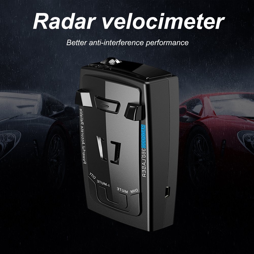 Detector radar auto RAD2000, 360°, multibandă, avertizare vocală, anti-interferență [3]