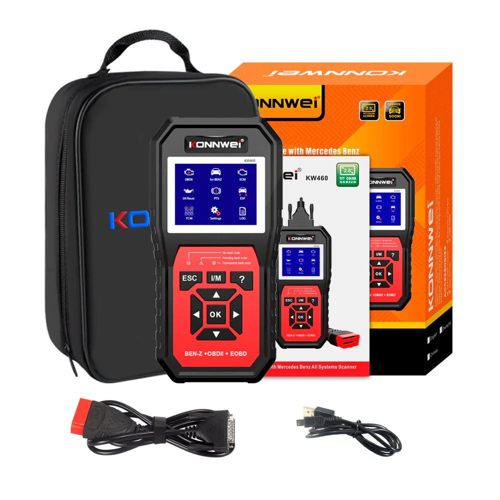 Tester Auto KONNWEI KW460 – Diagnoză Profesională Mercedes-Benz și OBD2 | VALVIRTALEX® [2]
