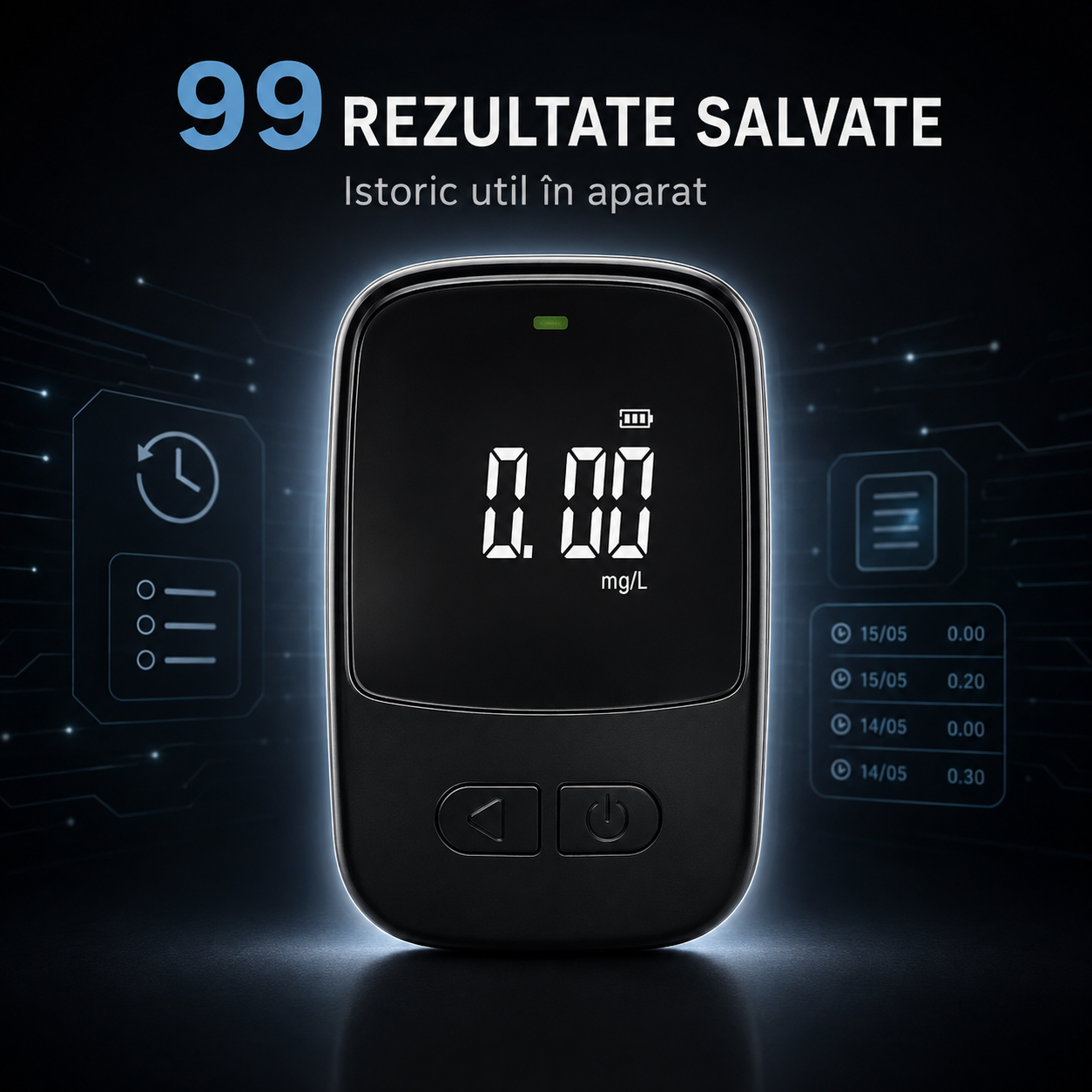 Etilotest digital AT809 Hanwei cu senzor Fuel Cell și Bluetooth [9]