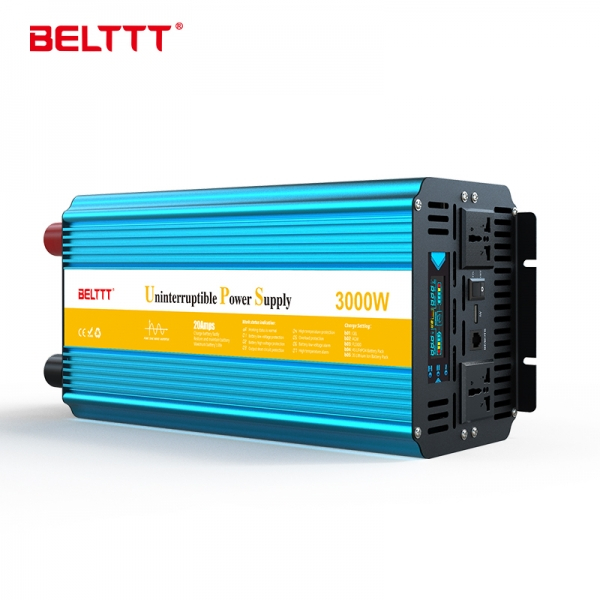Invertor BELTTT BAT1500A – 1500W / 3000W, 12V → 230V, Sinus Pur [1]