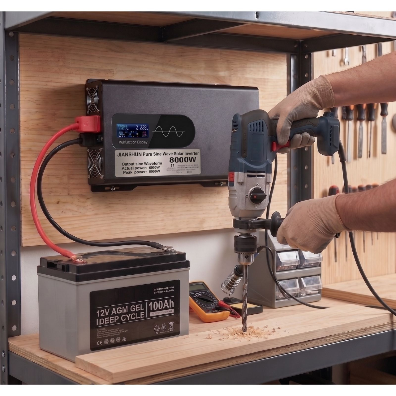 Invertor Tensiune Auto 8000W 12V Unda Sinusoidala Pura VALVIRTALEX [6]