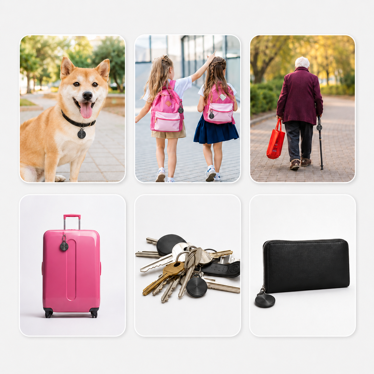 Localizator Bluetooth OTAG F8 Dual System negru compatibil Apple Find My si Google Find Hub [4]
