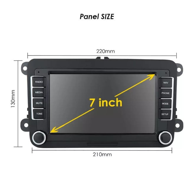 Navigație Android 9 inch Valvirtalex 1GB 16GB – Compatibilă cu VW Passat B6, Golf 5, Skoda, Seat – Sistem Multimedia Auto [4]