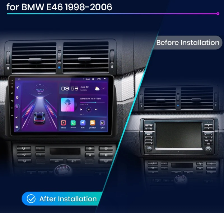 Navigație Auto Android 11 9" VALVIRTALEX pentru BMW E46, Rover, MG [6]