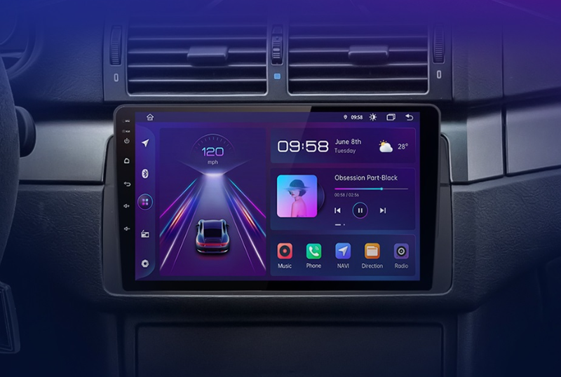 Navigație Auto Android 11 9" VALVIRTALEX pentru BMW E46, Rover, MG [5]