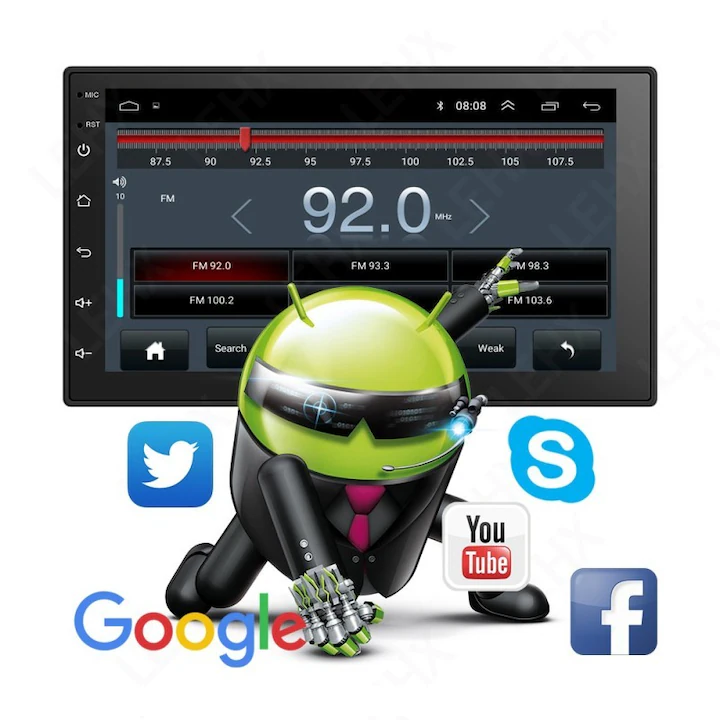 Navigație Auto ValVirtalex® 7 inch Android 13 Octa-Core 4GB+64GB – GPS, CarPlay, Cameră Marșarier, Bluetooth 5.4 [5]