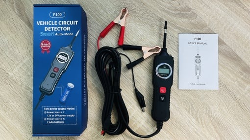 Tester Circuite Auto P100 – Detector Tensiune și Polaritate [7]