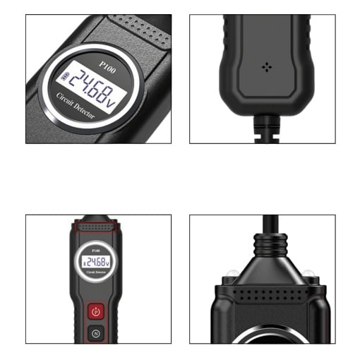 Tester Circuite Auto P100 – Detector Tensiune și Polaritate [2]