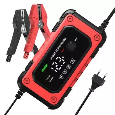 Redresor auto FOXSUR FBC1206E 12V 6A incarcare inteligenta baterie [2]