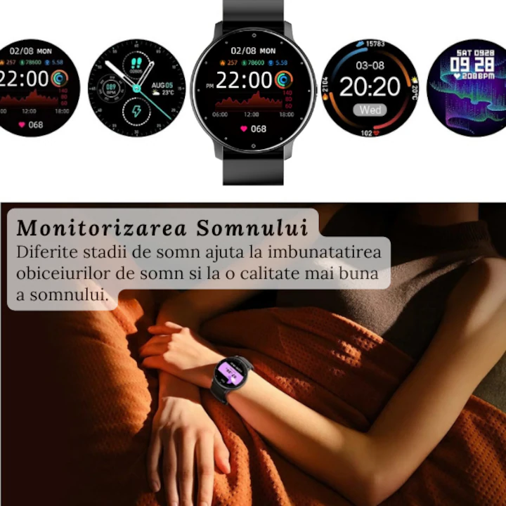 Smartwatch ValVirtAlex ZL02 Pro – Ceas inteligent cu funcții sport și monitorizare sănătate [2]
