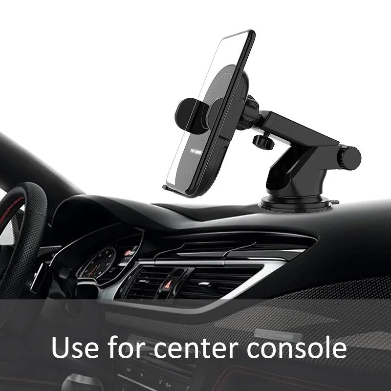 Suport auto telefon cu incarcare wireless 15W [6]