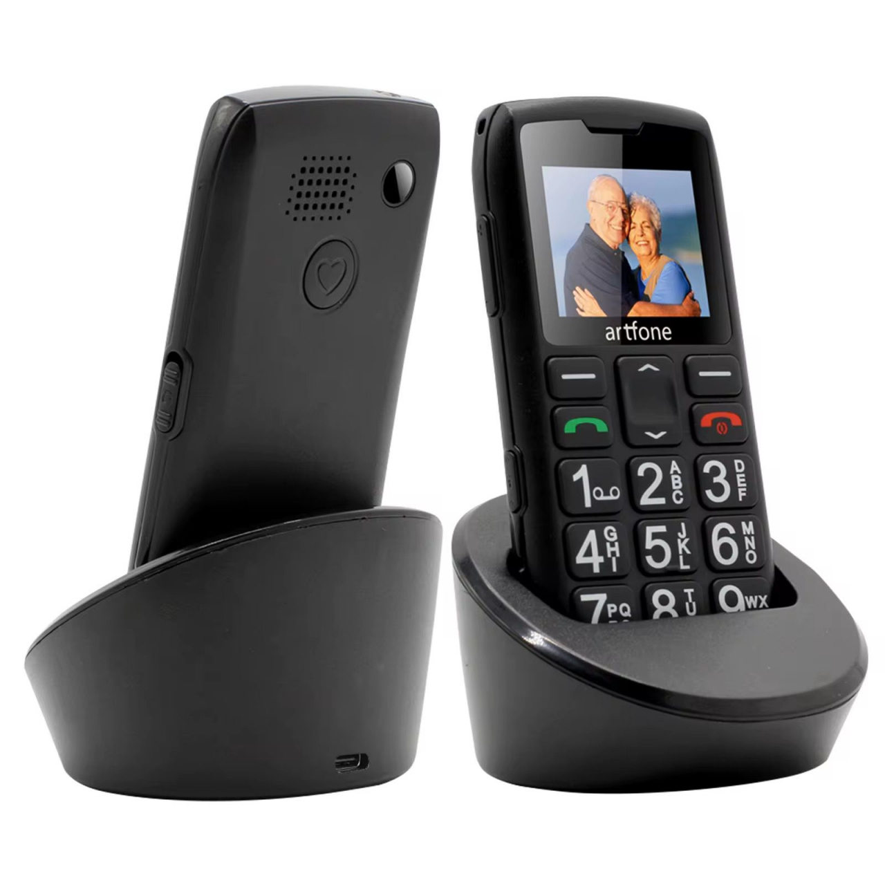 Telefon Artfone C1 pentru Seniori – Taste Mari, SOS, Stand Încărcare [3]