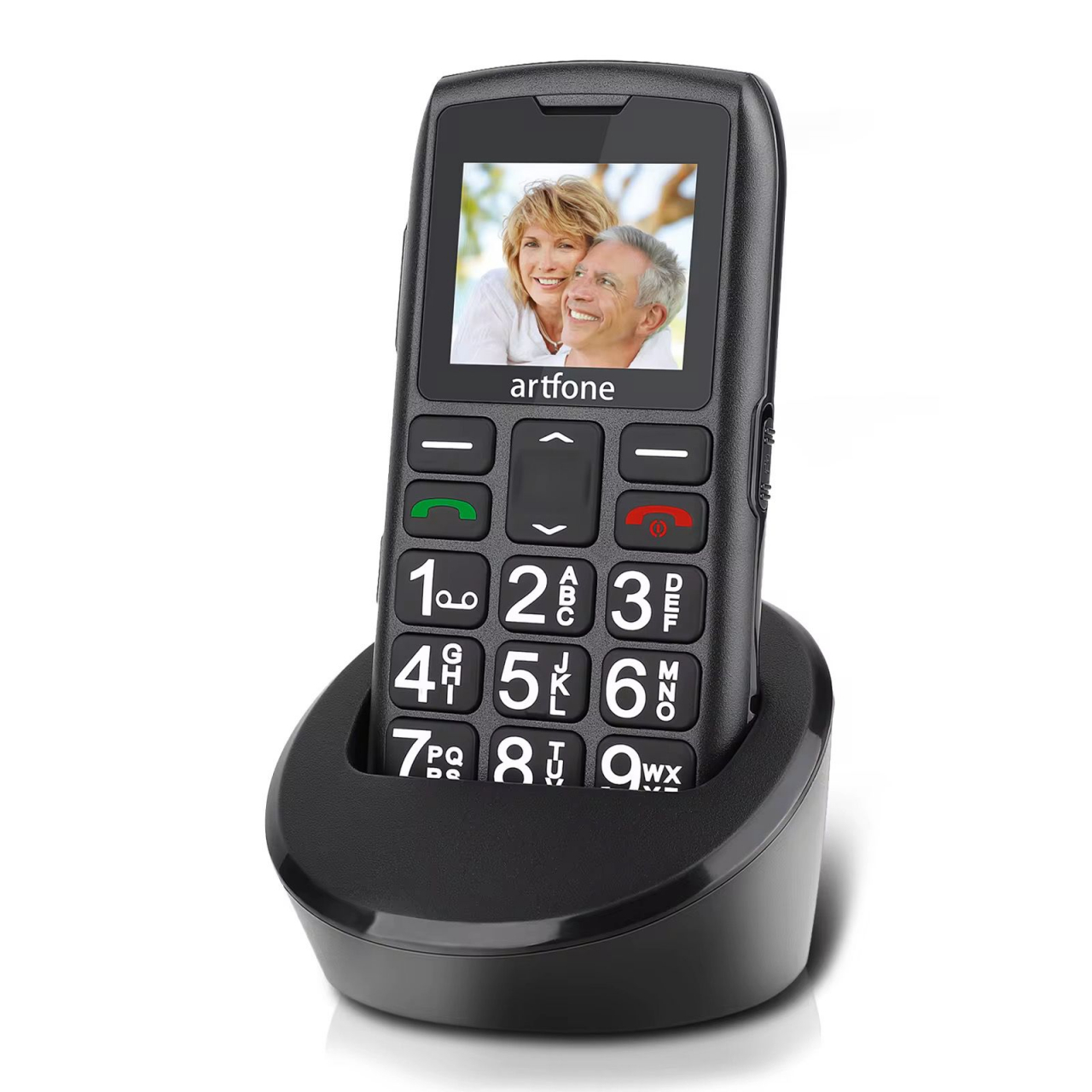 Telefon Artfone C1 pentru Seniori – Taste Mari, SOS, Stand Încărcare [4]