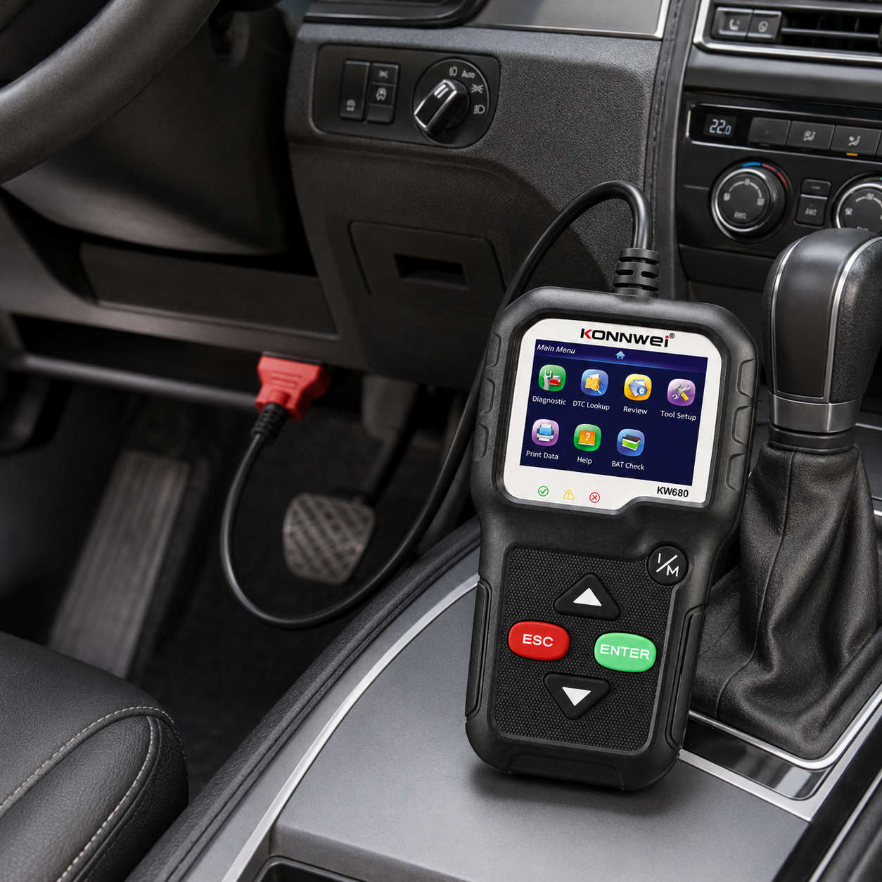 Tester Auto KONNWEI KW680 – Diagnoză OBD2 Multimarcă [7]