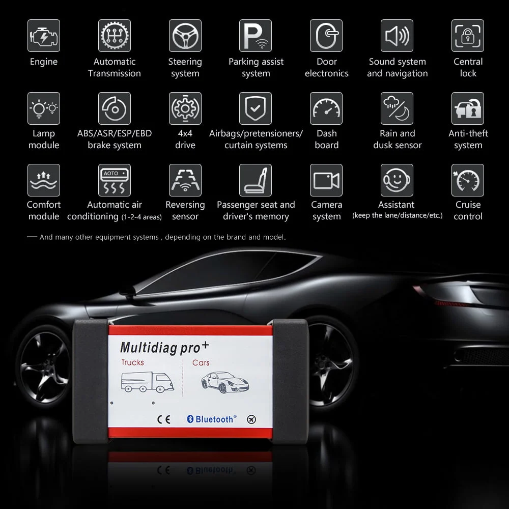 Tester auto Multidiag DS150E firmware 3201 Bluetooth USB [5]