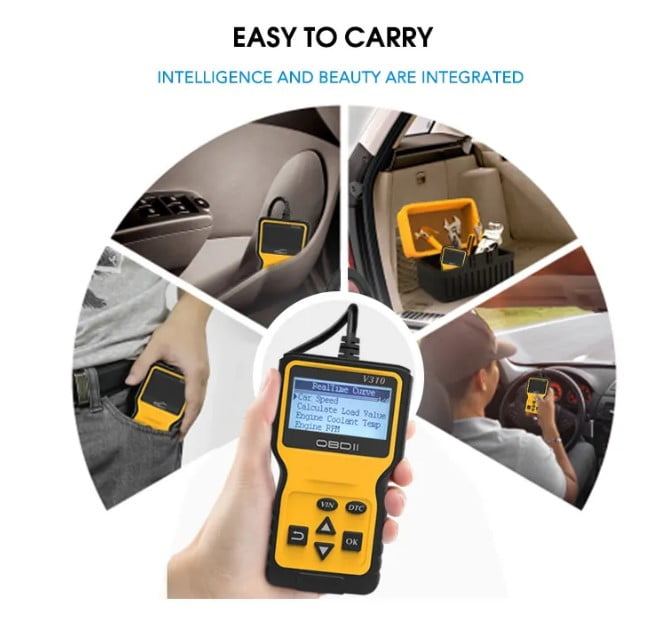 Tester Auto Profesional OBD2 VALVIRTALEX V310 – Citire și Ștergere Coduri Motor | Ecran LCD 2.8 [2]