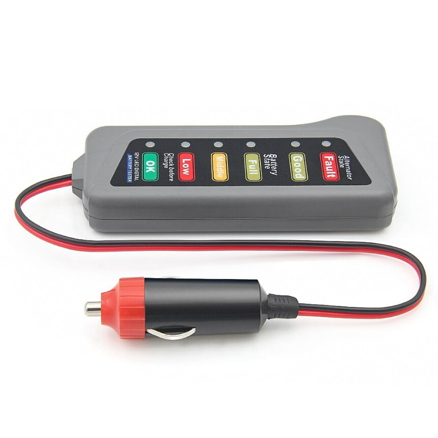 Tester baterie și alternator auto VALVIRTALEX® 12V cu afișaj LED [2]