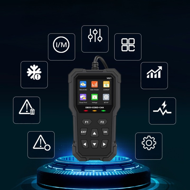 Tester Diagnoză Auto ValVirtalex V521 Profesional OBD2 [3]