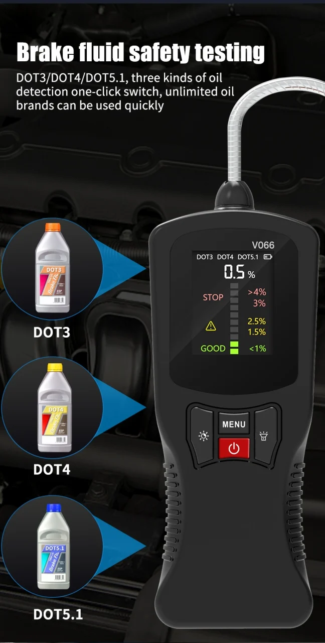 Tester digital lichid de frână ValVirtalex V066 DOT3 DOT4 DOT5.1 [6]