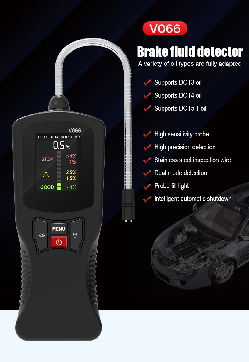 Tester digital lichid de frână ValVirtalex V066 DOT3 DOT4 DOT5.1 [5]