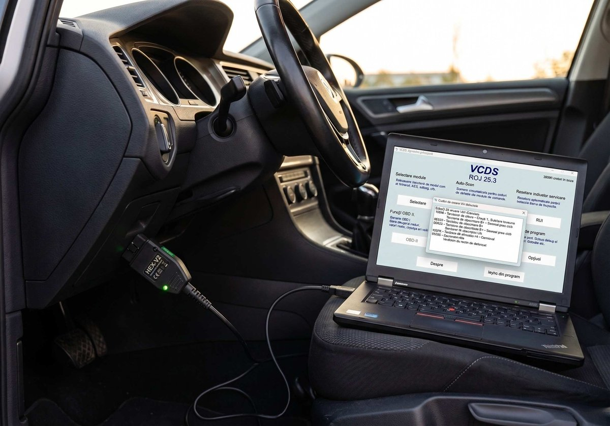 Tester VCDS VAG Com 25.3 HEX-V2 diagnoză VW Audi Seat Skoda [5]