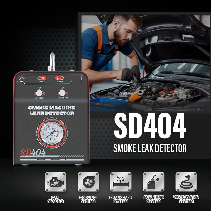 Tester Auto ValVirtalex SD404 cu Fum și Manometru – Diagnostic Scurgeri EVAP, Turbo, Admisie [5]