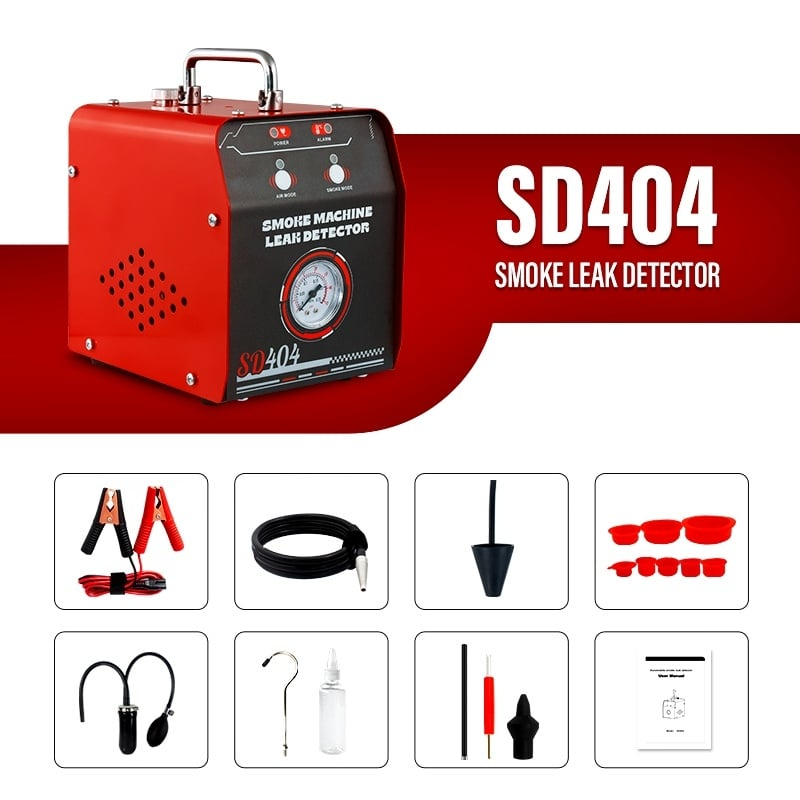 Tester Auto ValVirtalex SD404 cu Fum și Manometru – Diagnostic Scurgeri EVAP, Turbo, Admisie [3]