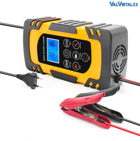 Redresor baterie auto Valvirtalex 12/24V cu LCD și protecție automată [6]
