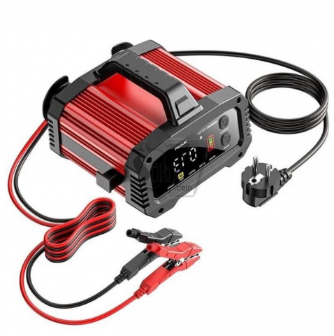 Redresor Auto FOXSUR FPT-250 12V/24V cu Ecran Color și Funcție BOOSTER [7]