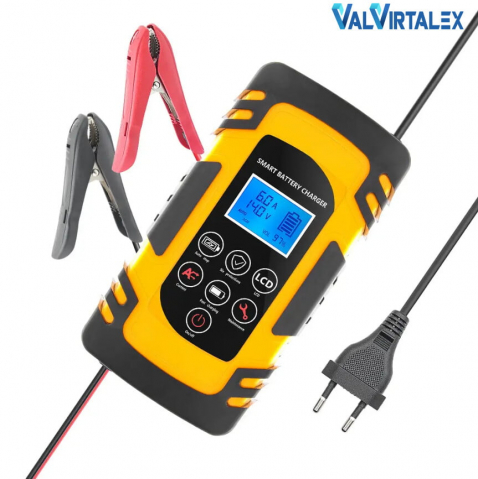 Redresor baterie auto Valvirtalex 12/24V cu LCD și protecție automată [3]