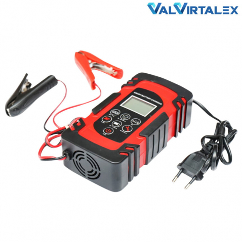 Redresoare Auto - Redresor Baterie Auto Smart Valvirtalex 12/24V, 4–100Ah, Roșu