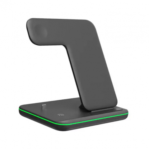 Încărcător Wireless 3 în 1 Valvirtalex – Qi, 15W, Touch LED, USB-C [1]