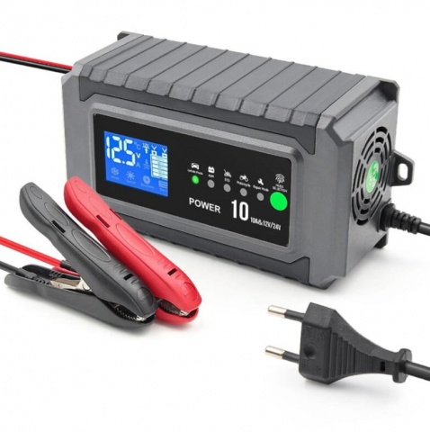 Redresor Baterie Auto Inteligent Valvirtalex DC-10 12V/24V, 10A/5A [3]