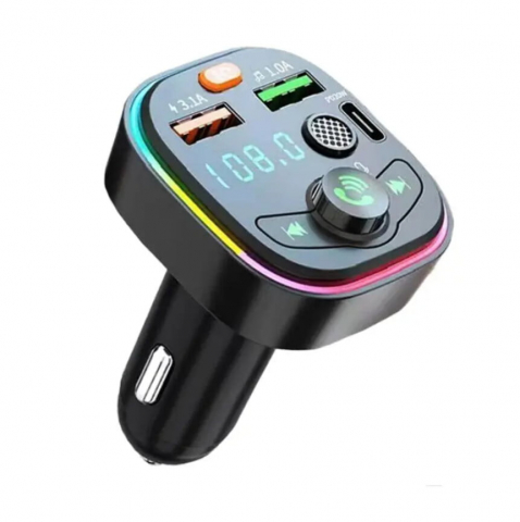Alte electronice - Modulator FM Auto Bluetooth VALVIRTALEX® Q6 cu LED și Încărcare 20W