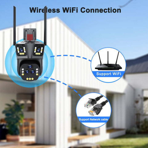 Cameră Supraveghere Wi-Fi ValVirtalex 20MP cu Zoom 20X și PTZ 360° [5]