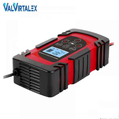 Redresor Baterie Auto Smart Valvirtalex 12/24V, 4–100Ah, Roșu [5]